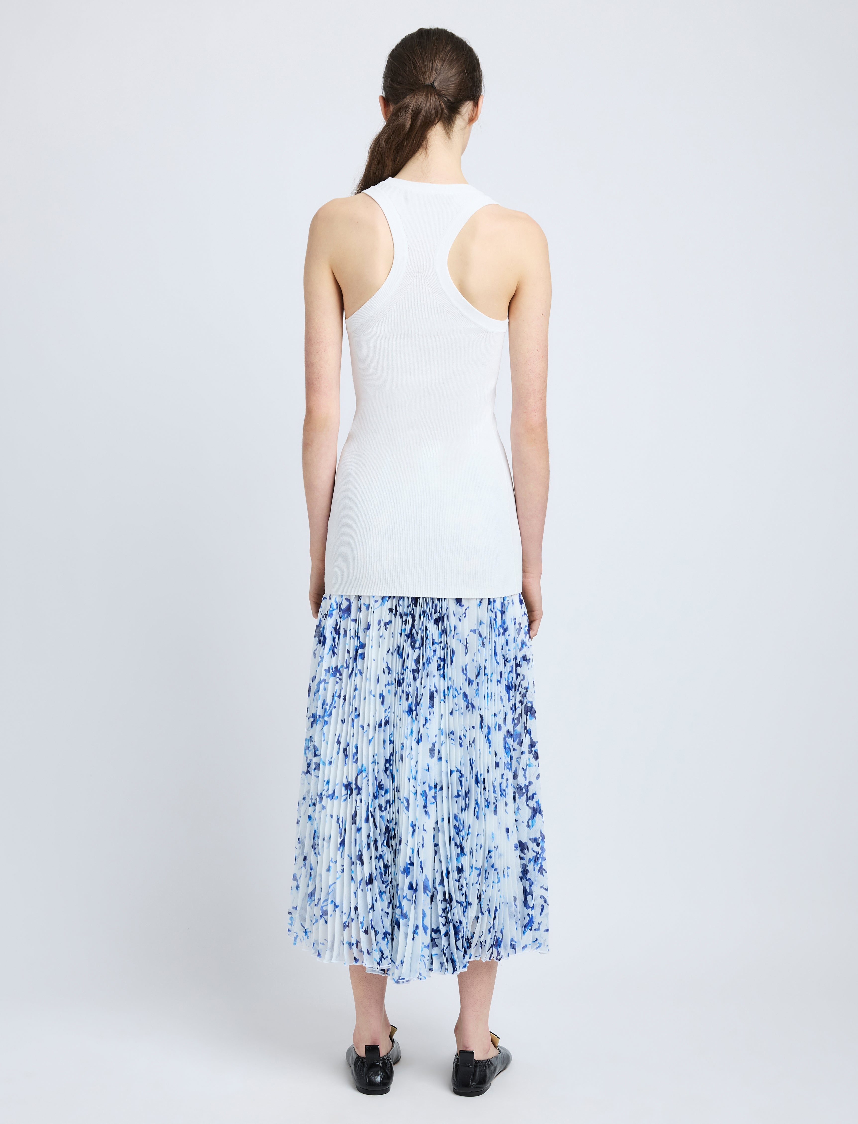 Cecily Skirt in Printed Crinkle Chiffon - 4