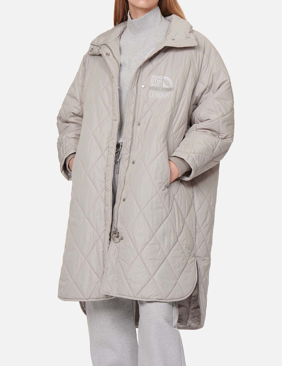 Seagull Appliqué Quilted Coat - 4