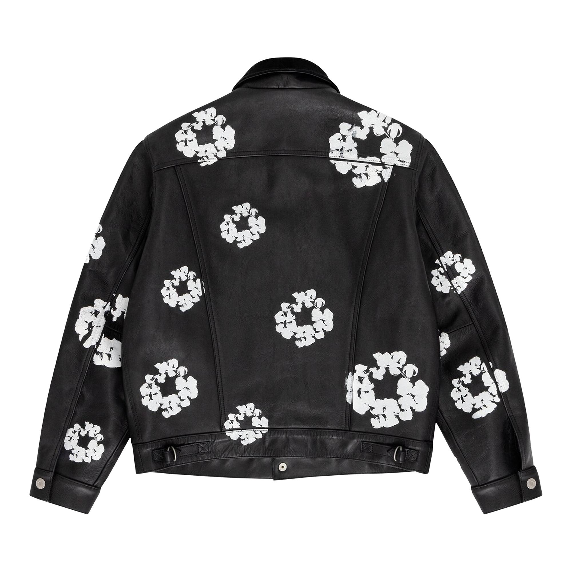 Levi's x Denim Tear Leather Wreath Type III Jacket 'Black' - 2