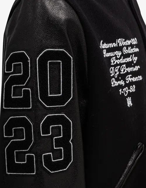 Amiri Black DJ Premier Varsity Jacket - 10