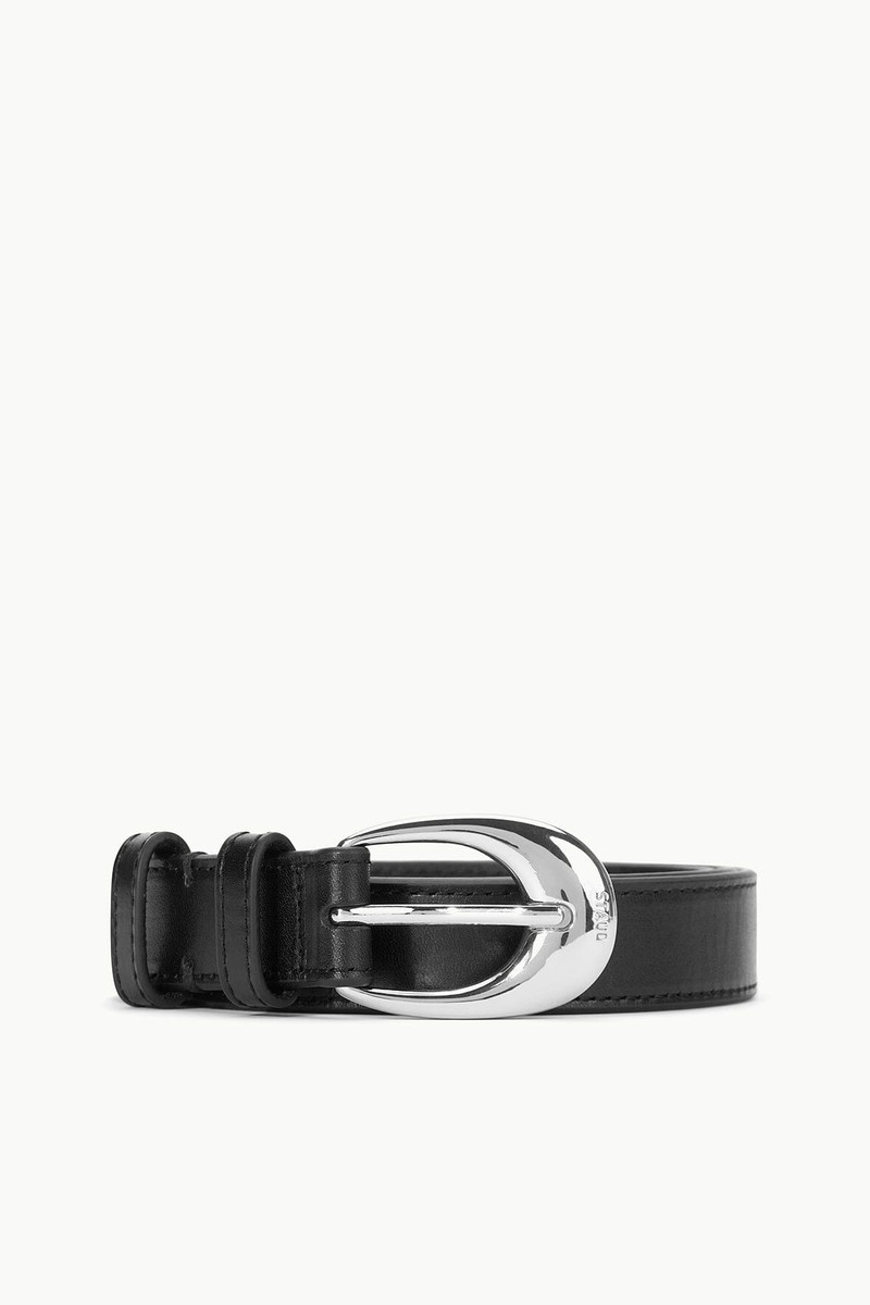 STAUD MOON BUCKLE BELT - 26MM BLACK SILVER 1