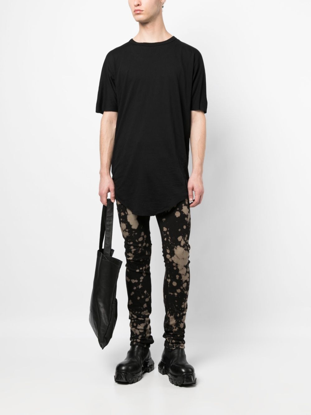 paint splatter-detail skinny jeans - 2