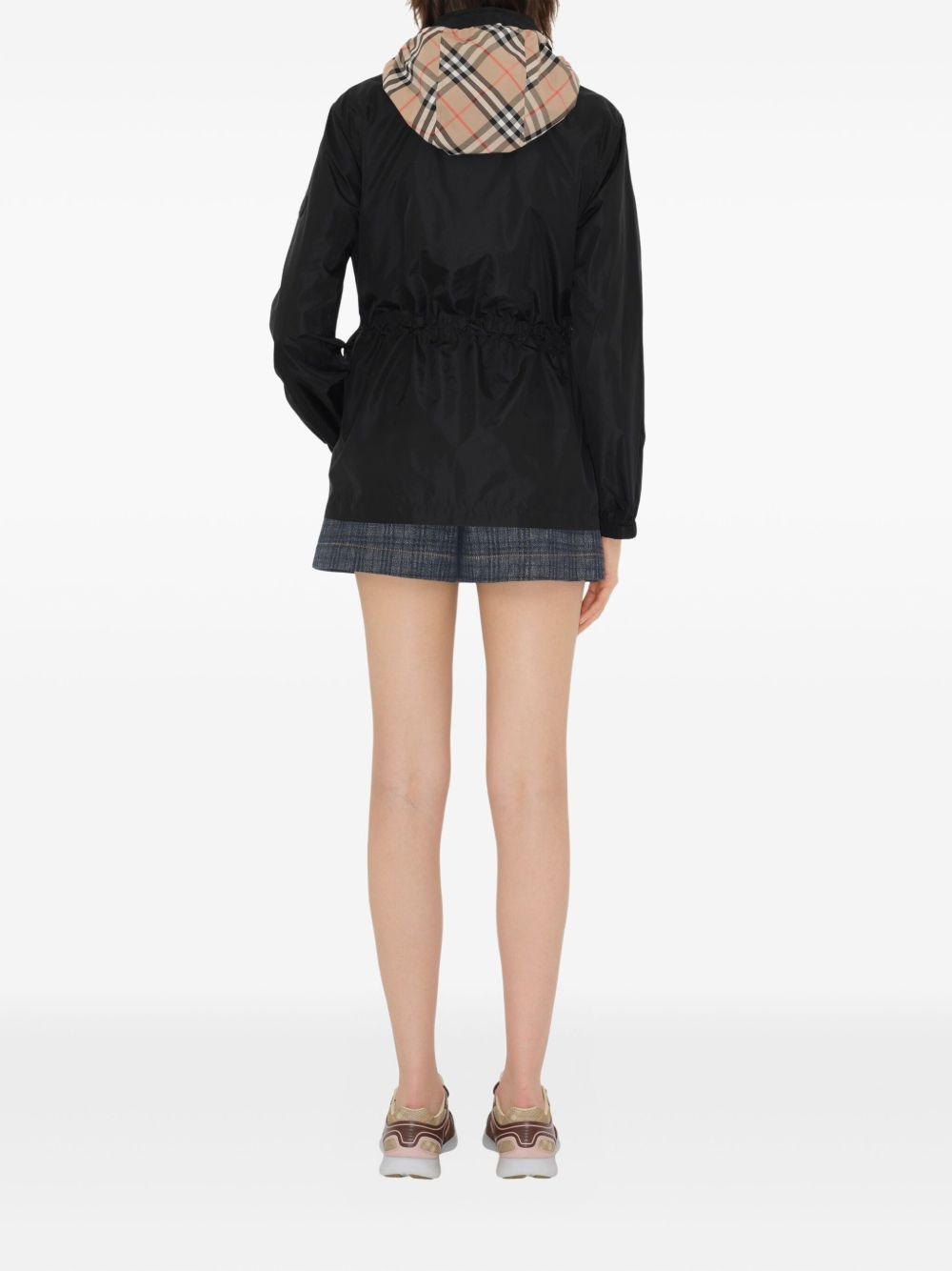 Burberry Women Check Motif Nylon Jacket - 2