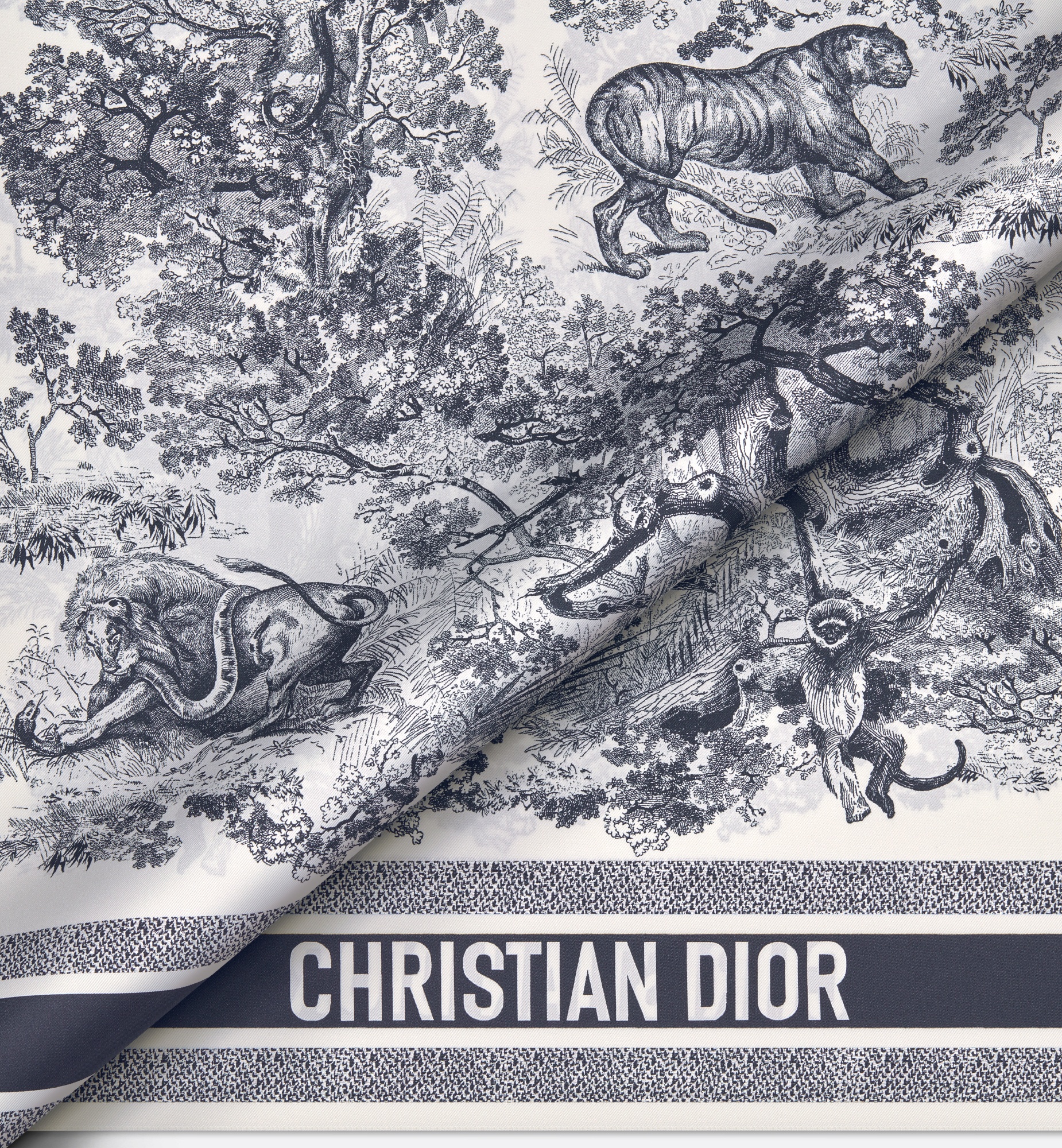 Dioriviera Toile de Jouy Sauvage Dior Silk Top - 5