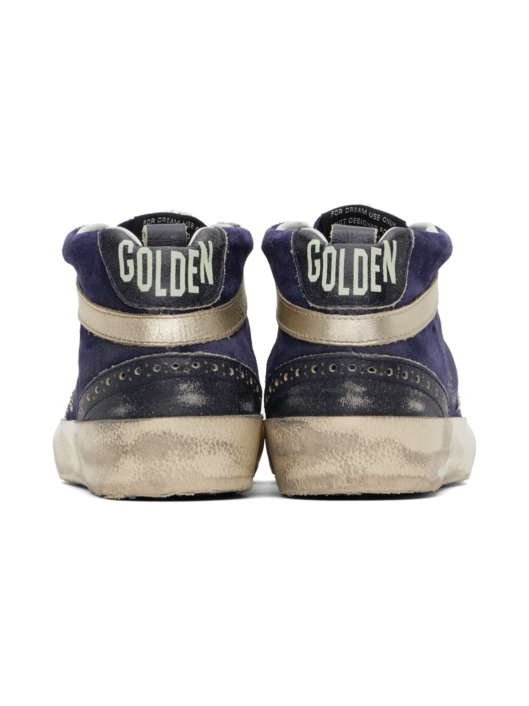 Navy Mid Star Sneakers - 2