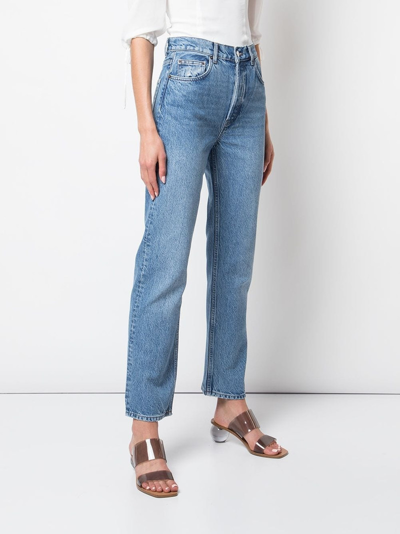 Cynthia high-rise straight jeans 3