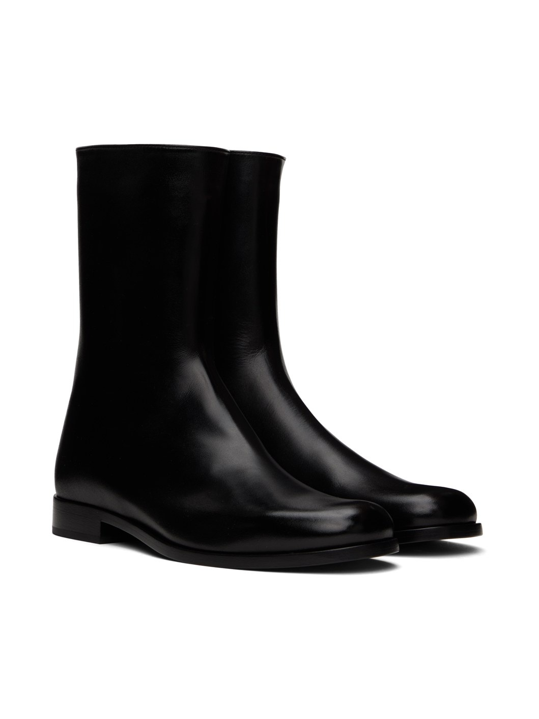 Black Cushion Lux Boots - 4