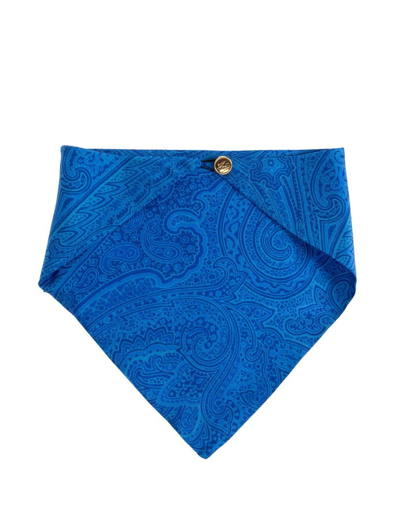 Etro paisley button scarf outlook
