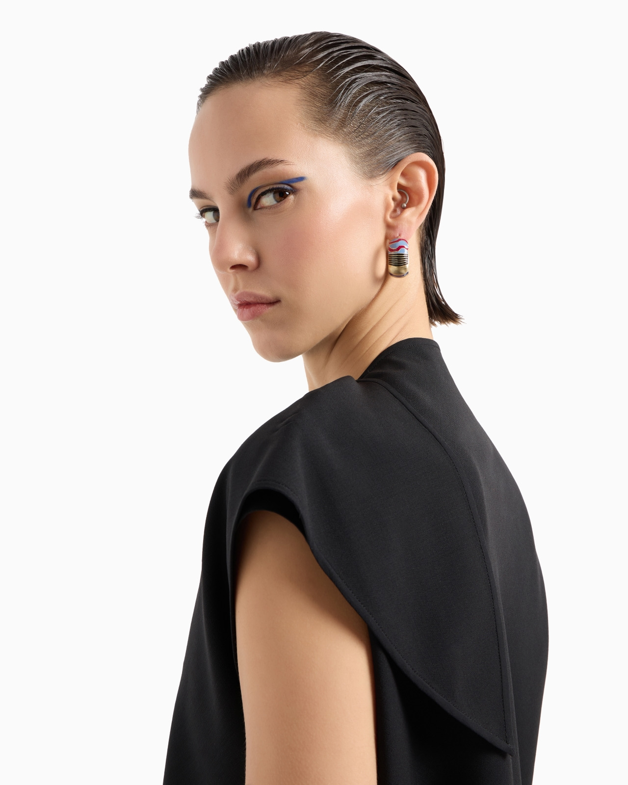 STRETCH BARATHEA-WOOL BLOUSE - 5