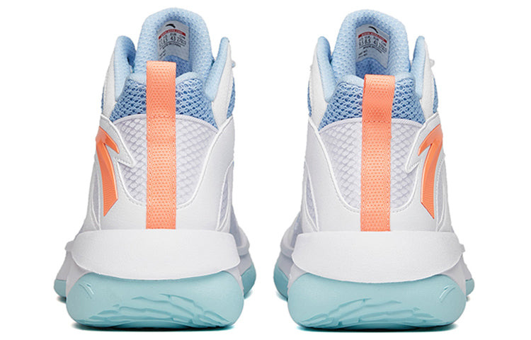 ANTA Shock The Game 2 High Top Shoes 'White Blue' 112211620S-6 - 4