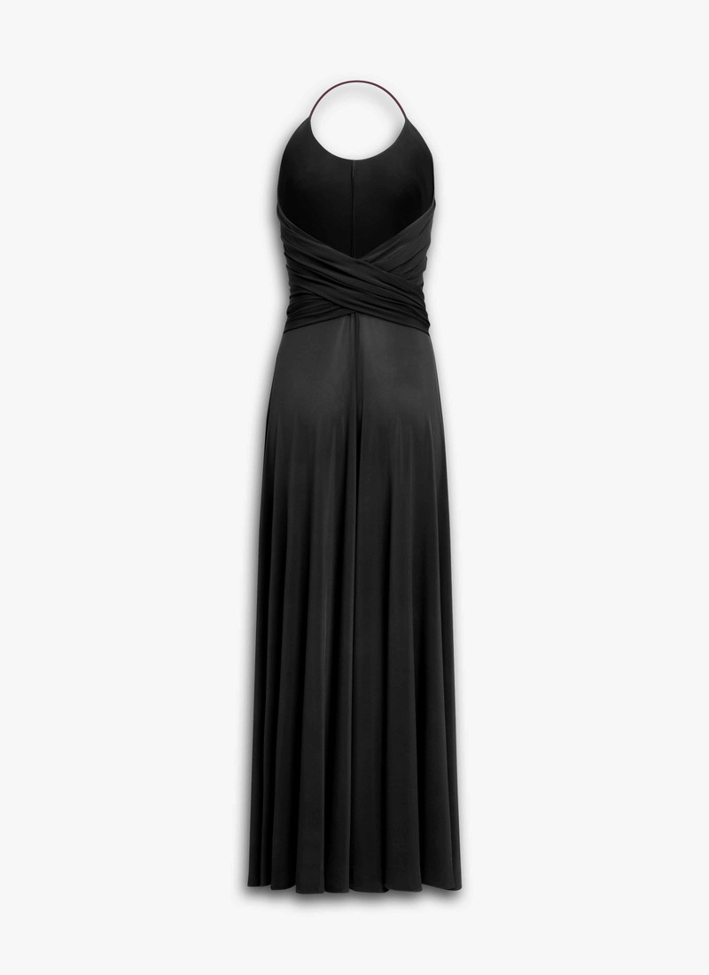 Alaïa SOFT JERSEY CROSS DRESS outlook