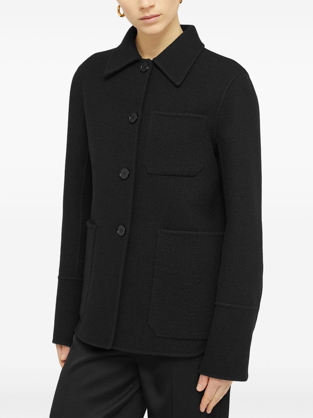 single-breasted virgin-wool jacket - 3