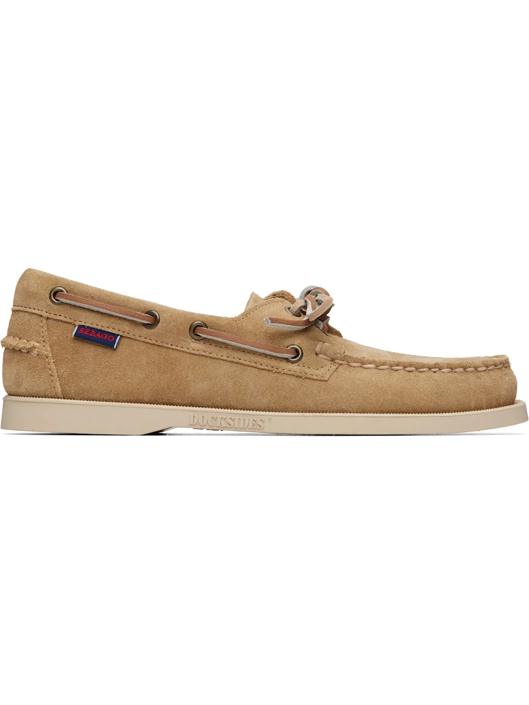 Beige Portland Flesh Out Boat Shoes - 1