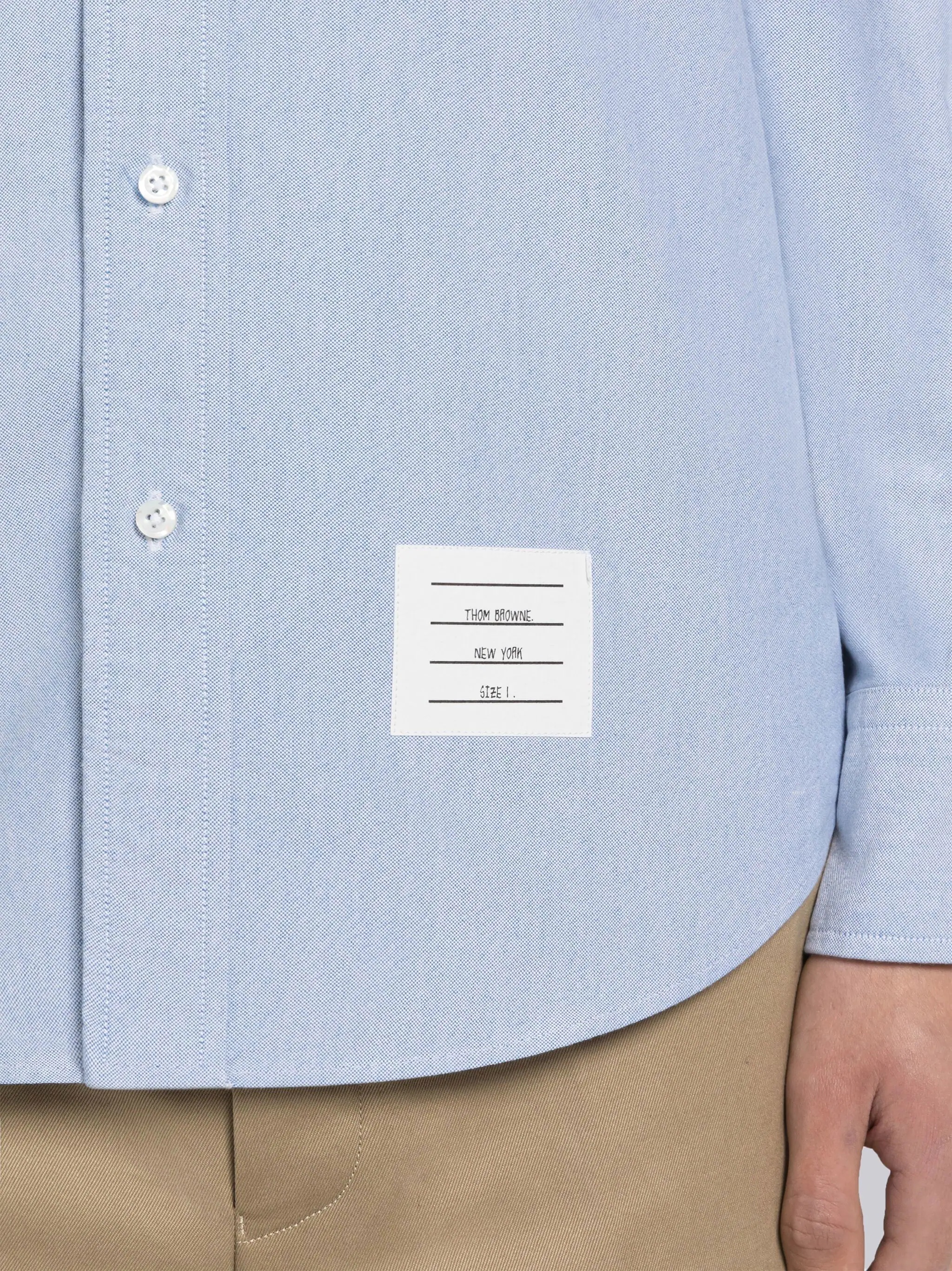 four-stripe button-down shirt - 6