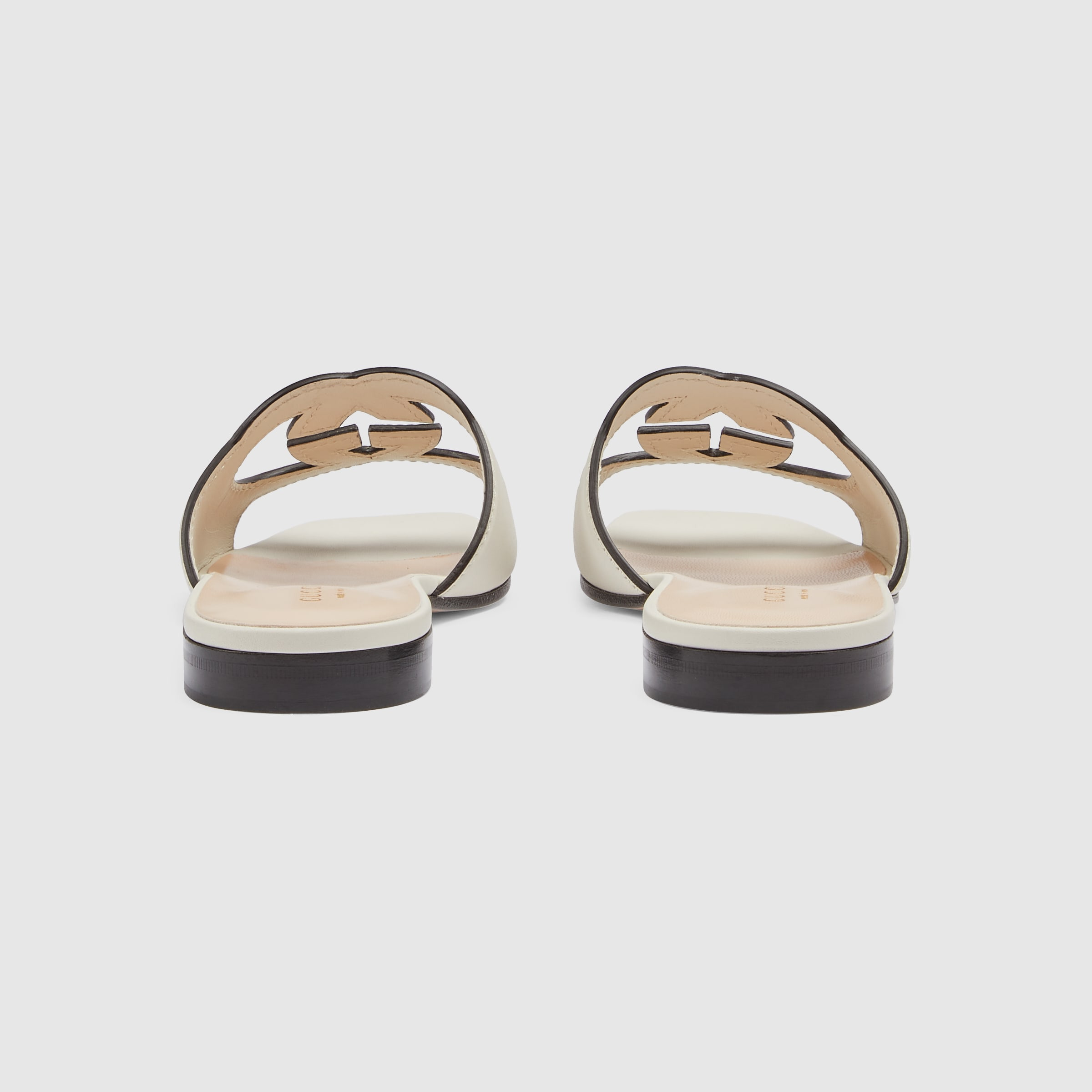Women's Interlocking G cut-out slide sandal - 4