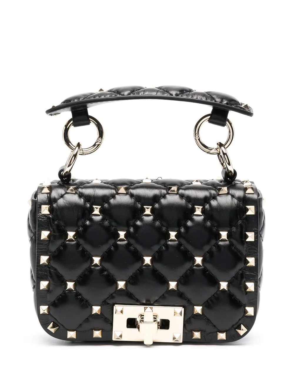 Rock Stud quilted shoulder bag - 6