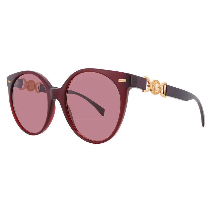 Versace Dark Violet Oval Ladies Sunglasses VE4442 541069 55 - 2