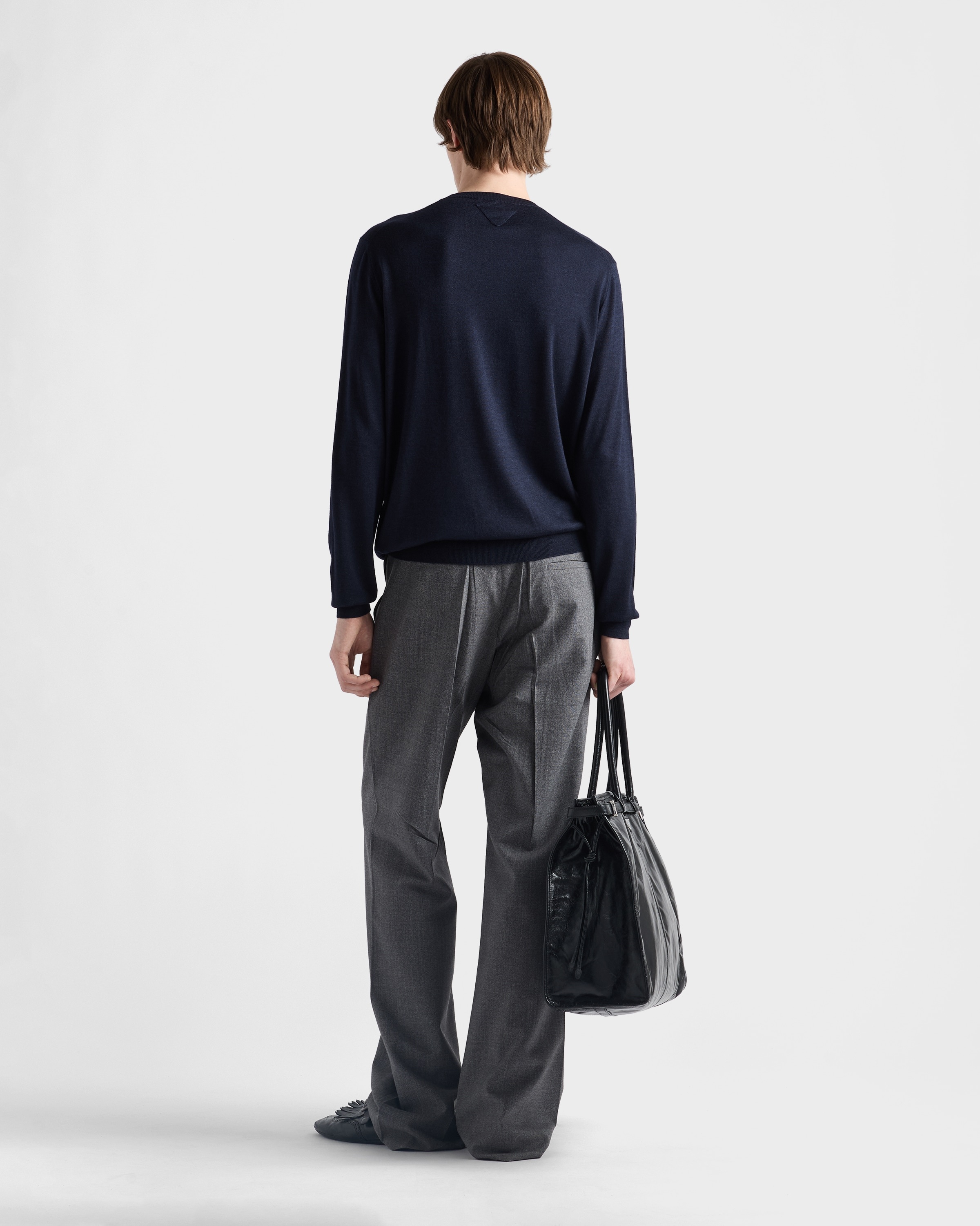 Cashmere and silk crew-neck sweater - 5