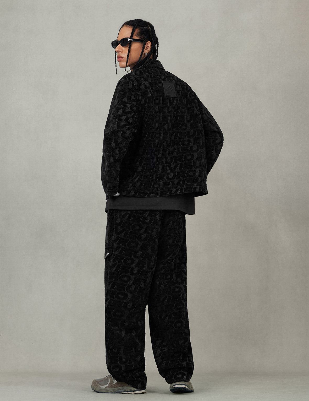 Allover EVISUKURO Jacquard Regular Fit Work Jacket - 6