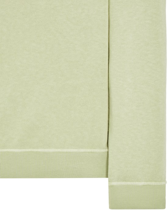 66360 MALFILE' FLEECE_GARMENT DYED 'OLD' EFFECT LIGHT GREEN - 4