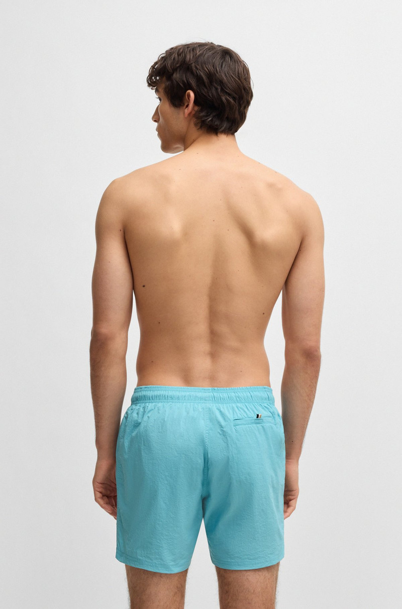 BOSS CONTRAST-LOGO SWIM SHORTS IN QUICK-DRYING FABRIC outlook