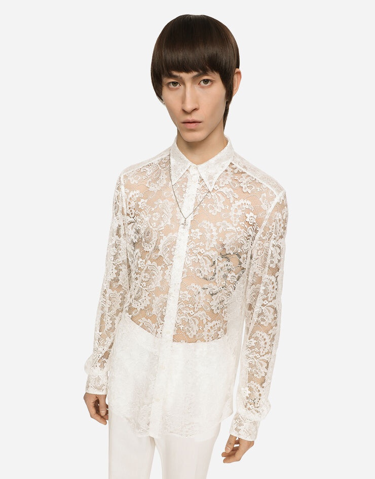 Lace Martini-fit shirt - 4