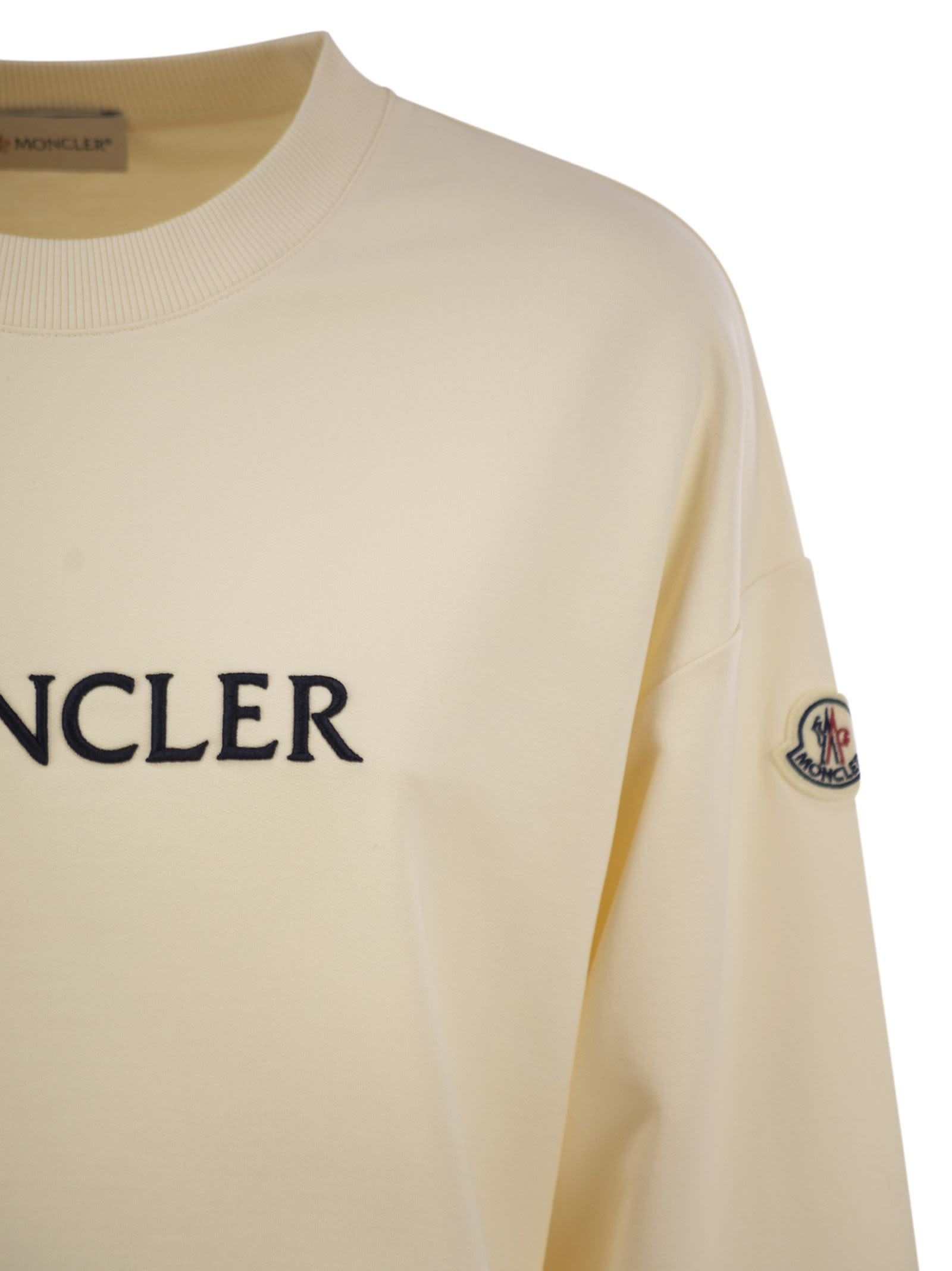 Moncler Women Cotton Sweatshirt With Logo - 4