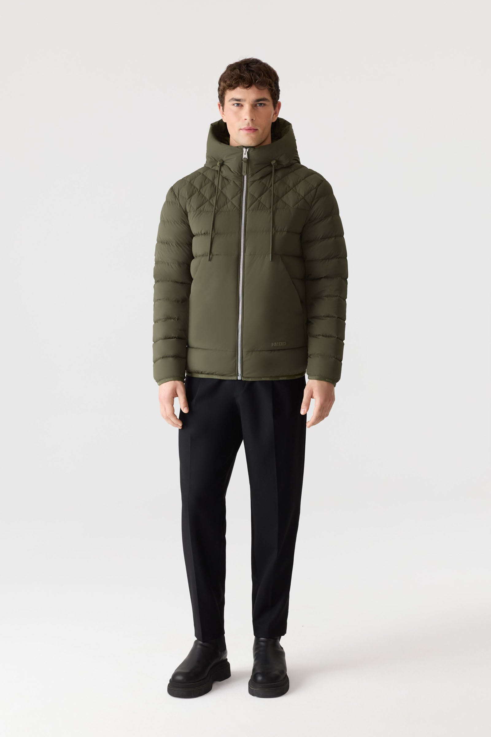 BERGEN Quilted Down Hooded Jacket - 2