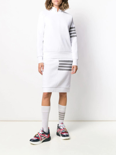 Thom Browne 4-Bar stripe sweatshirt outlook