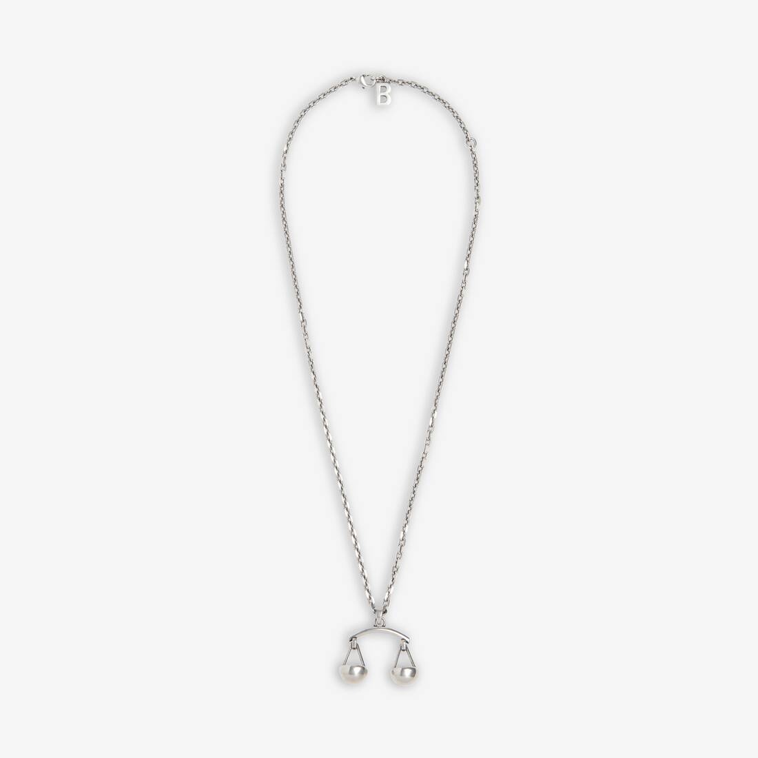 Women's Zodiac Sign Libra Necklace in Silver - 3