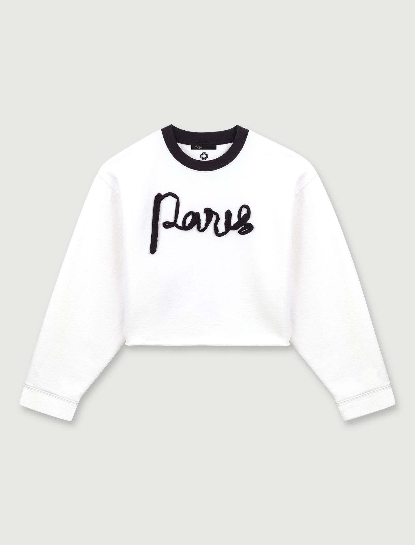 Cropped sweatshirt - 1