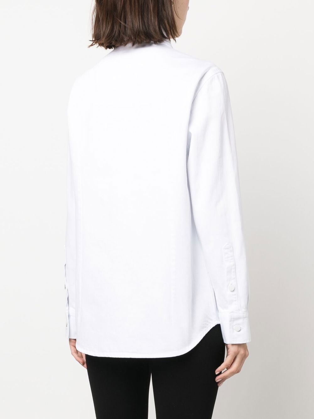 logo-patch long-sleeve shirt - 4