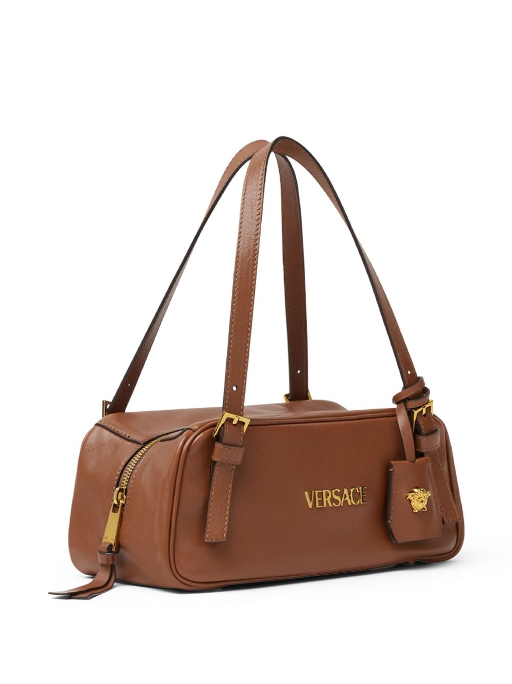 logo-lettering shoulder bag - 4