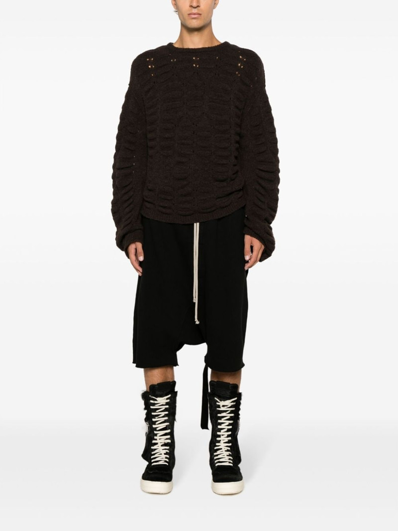 Rick Owens DRKSHDW Forever Rick's drop-crotch shorts outlook