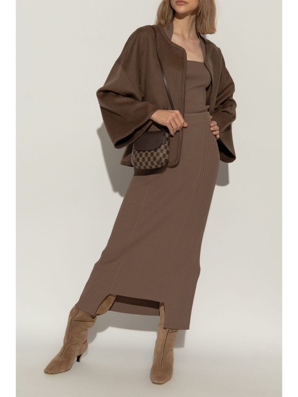 Merine ribbed midi skirt - 2