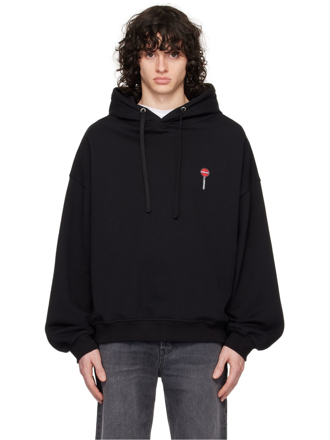 Black Patch Hoodie - 1