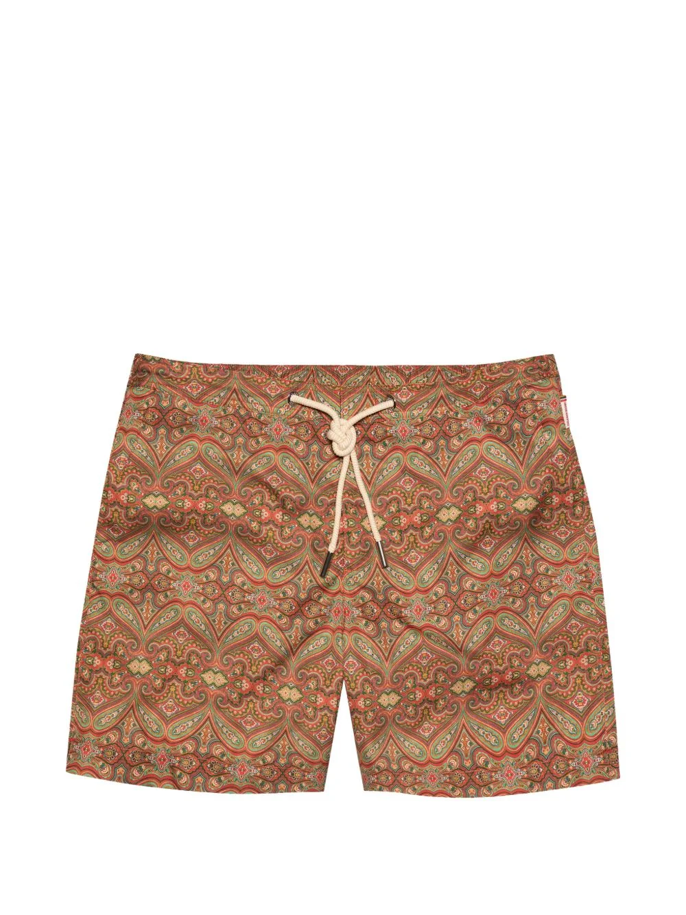 Bulldog patterned swim shorts - 1