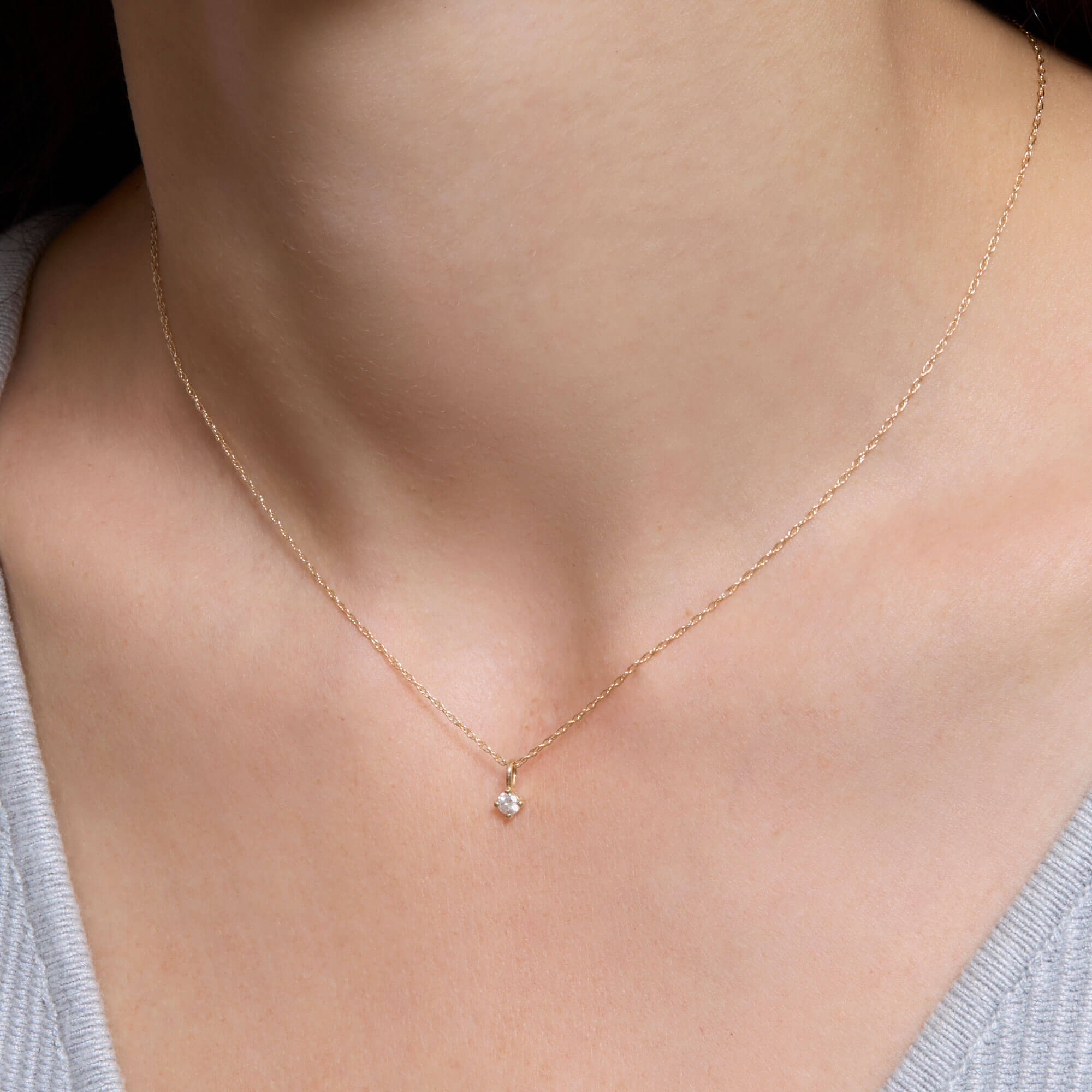 Tiny Diamond Choker - 2