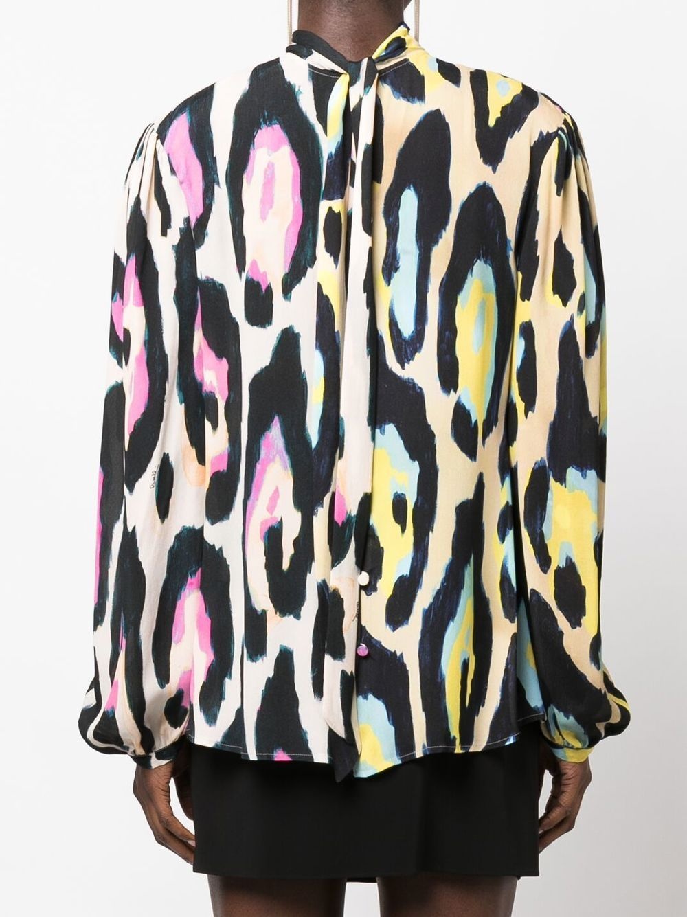 leopard print long-sleeve shirt - 4