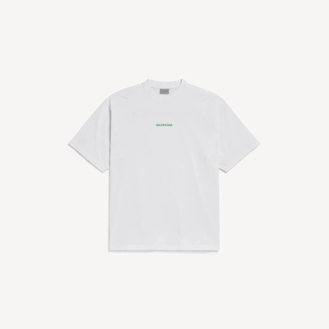 Men's Balenciaga Back Medium Fit T-shirt in White - 1