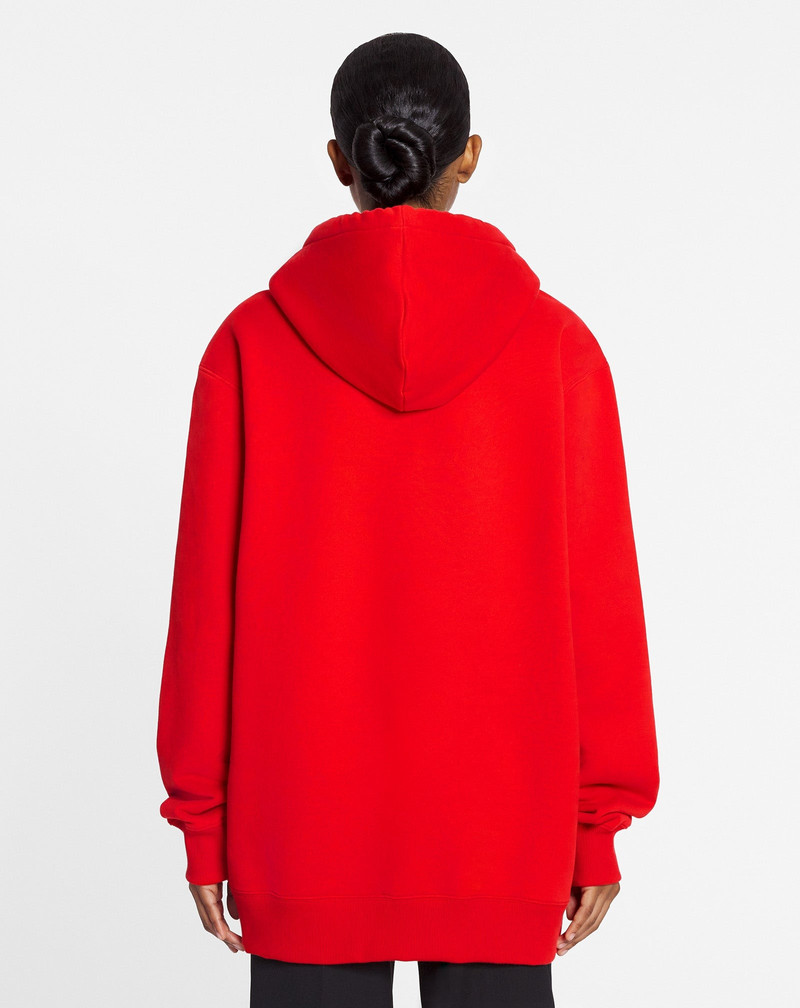 DRAGON PRINT LOOSE-FITTING HOODIE 6