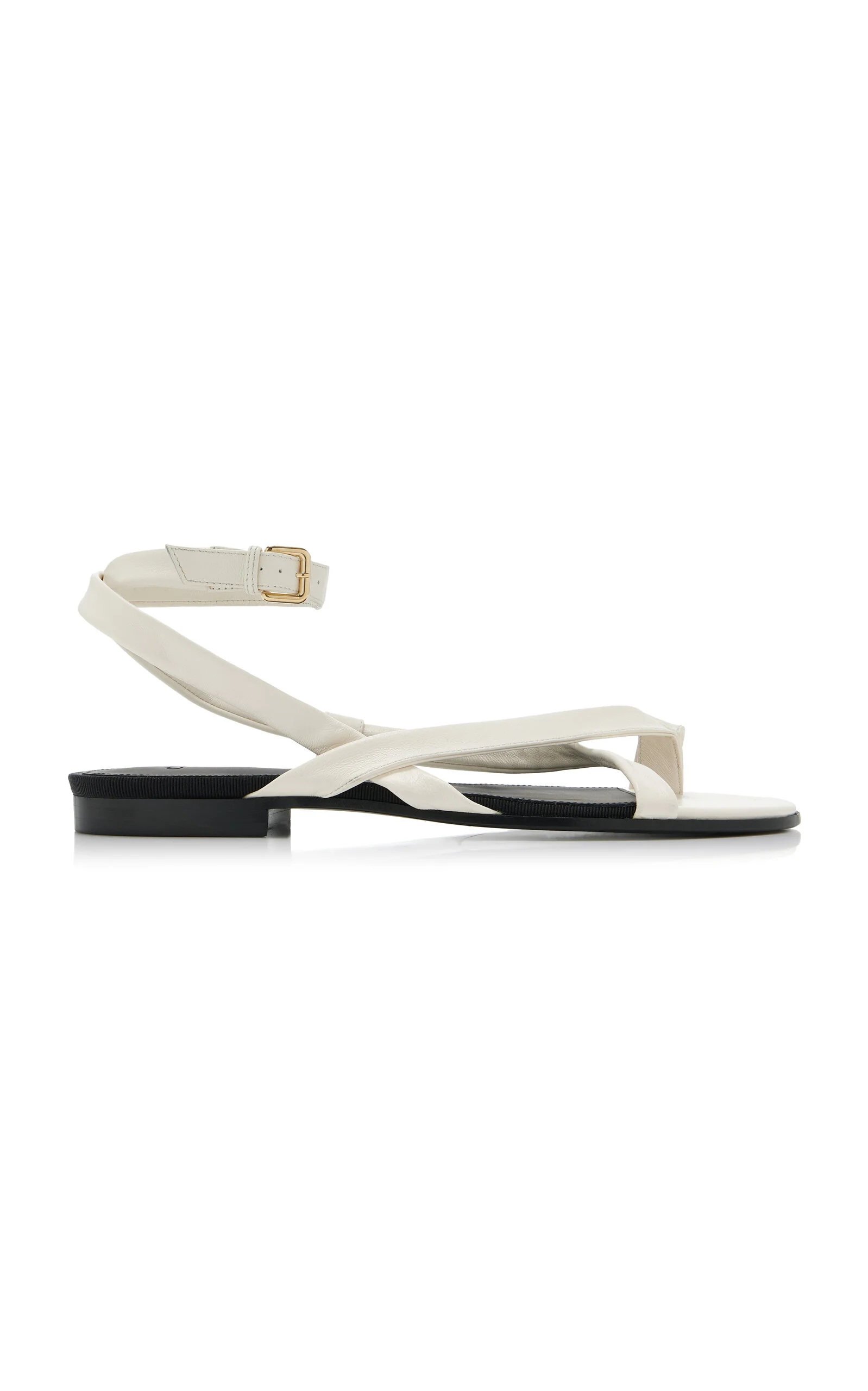 Leather Sandals ivory - 1