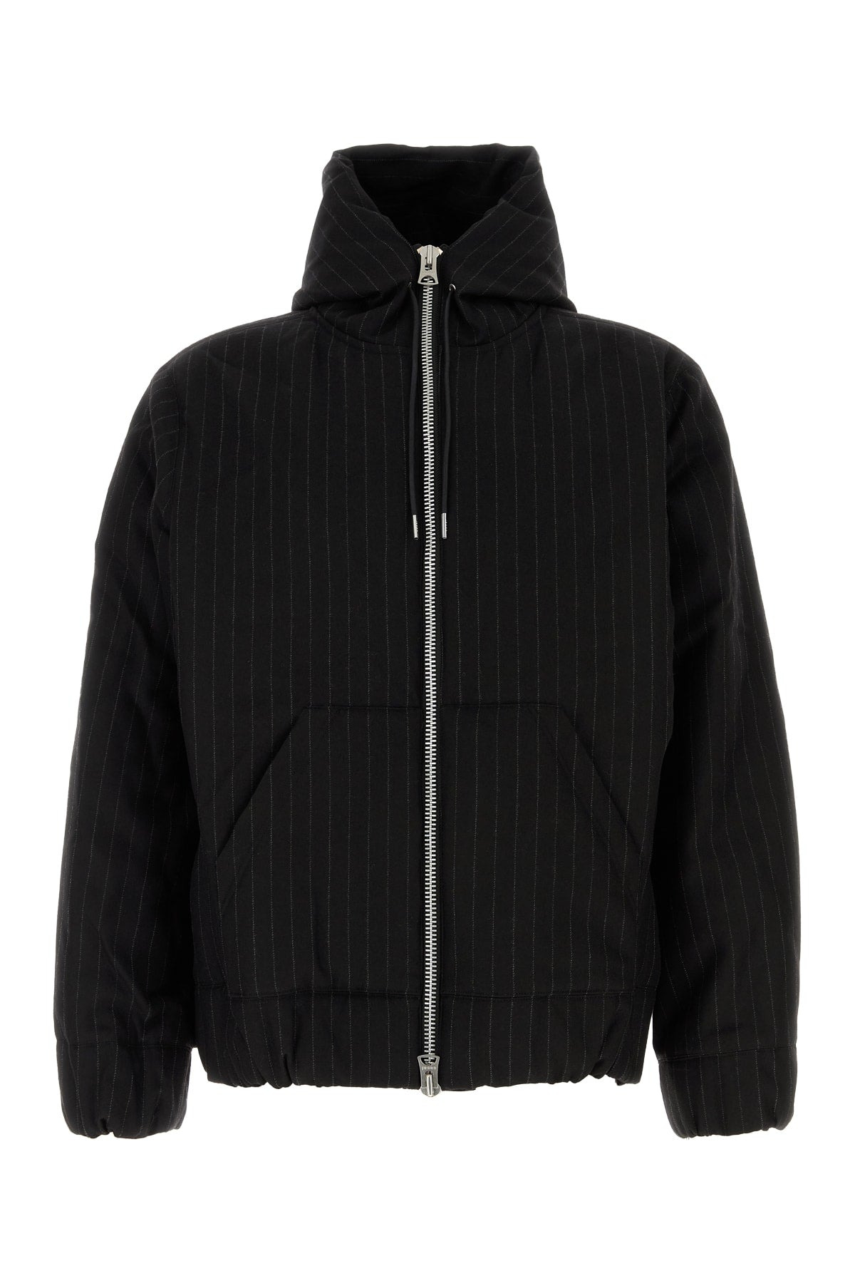 Sacai Men Embroidered Wool Padded Jacket - 1