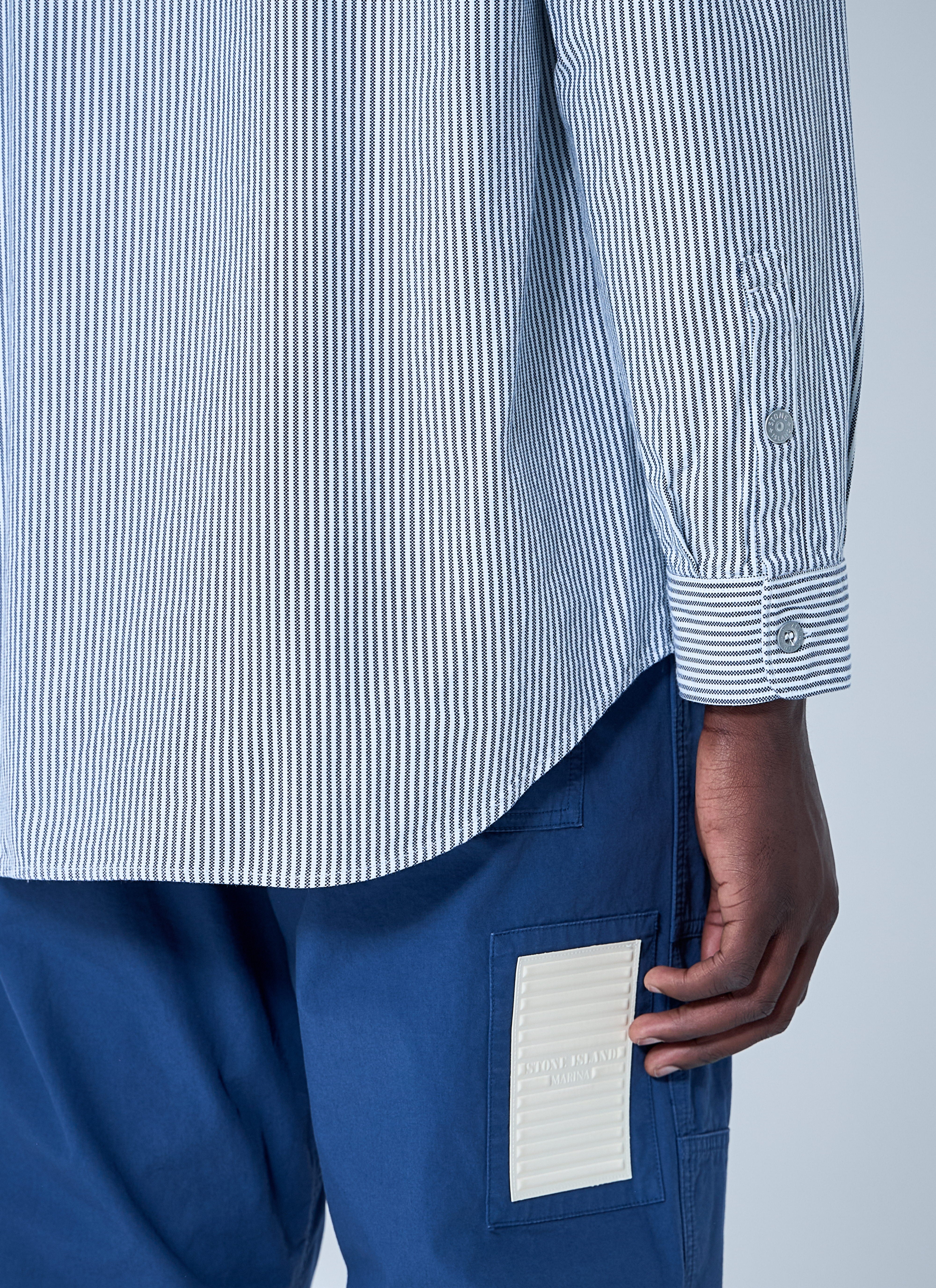 Stone Island Men Marina Striped Shirt - 6