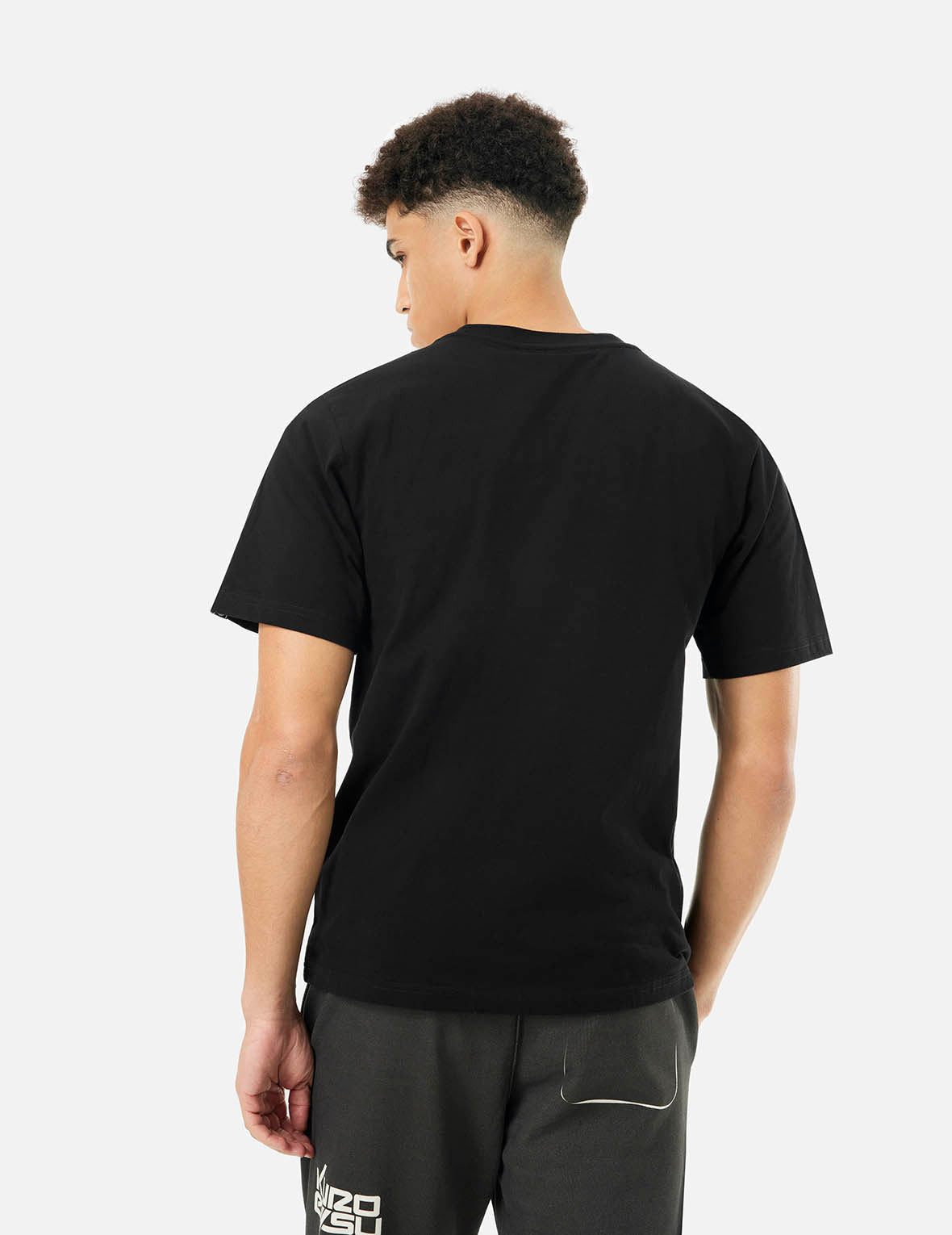 Logo and Tape Print Regular Fit T-shirt - 8