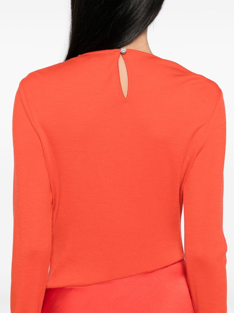 long-sleeved asymmetric dress 5