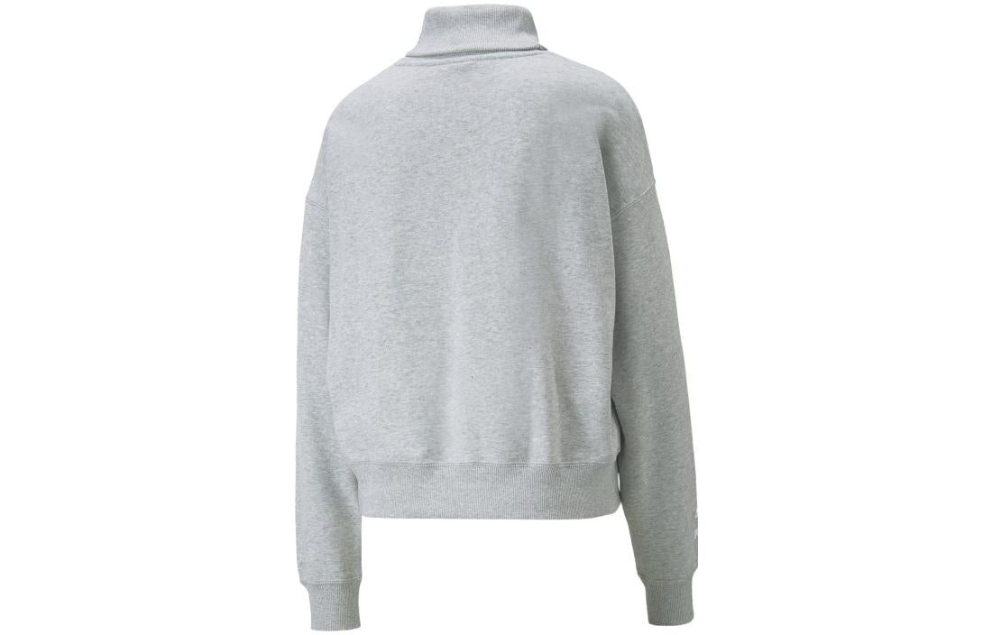 (WMNS) PUMA Team Sweatshirt 'Grey' 539271-04 - 2