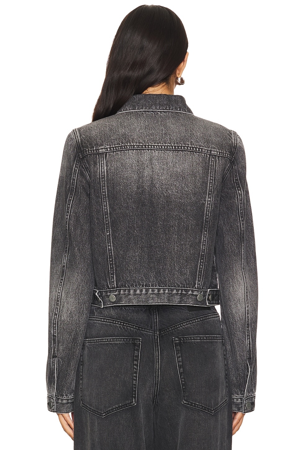 Maeve Fitted Denim Jacket - 3