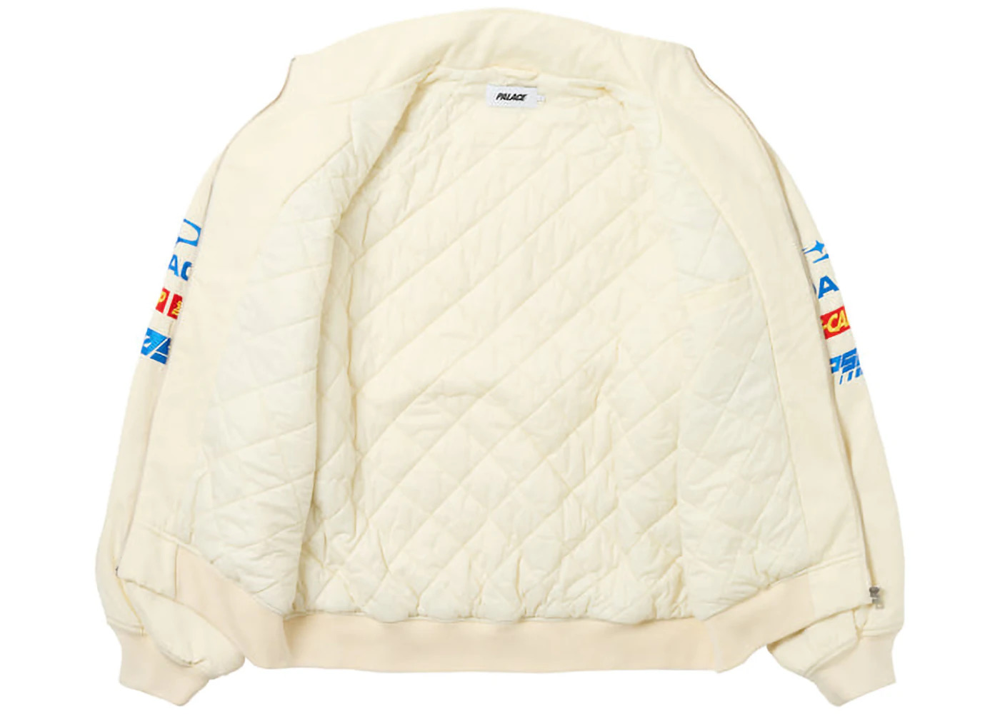 Palace Pally Rally Jacket Off White - 2
