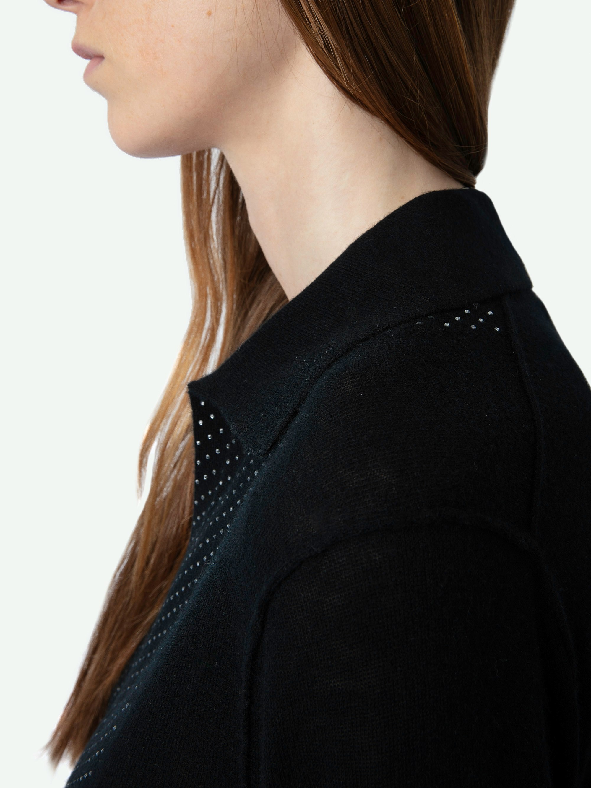 Sally Diamante Cashmere Sweater - 6